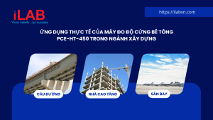 Ứng dụng của thiết bị đo độ cứng bê tông PCE-HT-450