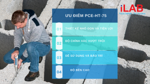 Đặc điểm nổi bật của máy đo độ cứng bê tông PCE-HT-75